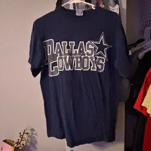 STARTER Navy Dallas Cowboys Short Sleeve Tee